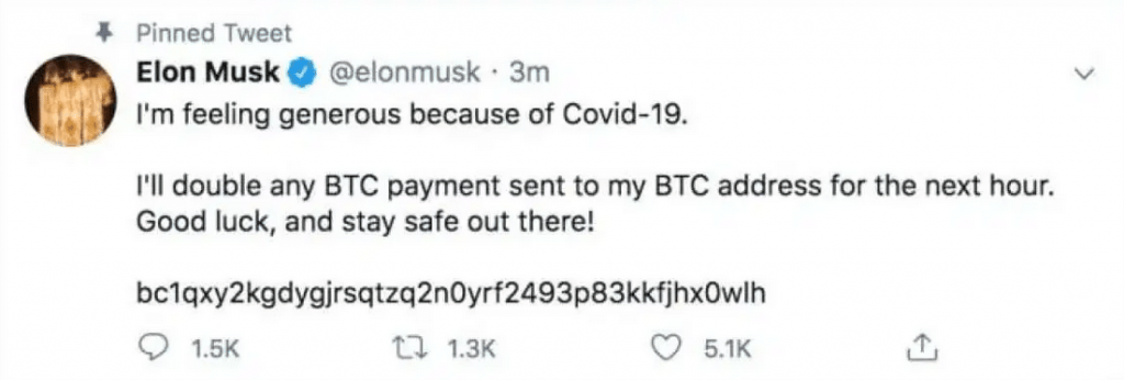 O que já se sabe das invasões de contas famosas do Twitter para roubo de bitcoins 1 O que ja se sabe das invasoes de contas famosas do Twitter para roubo de bitcoins Elon
